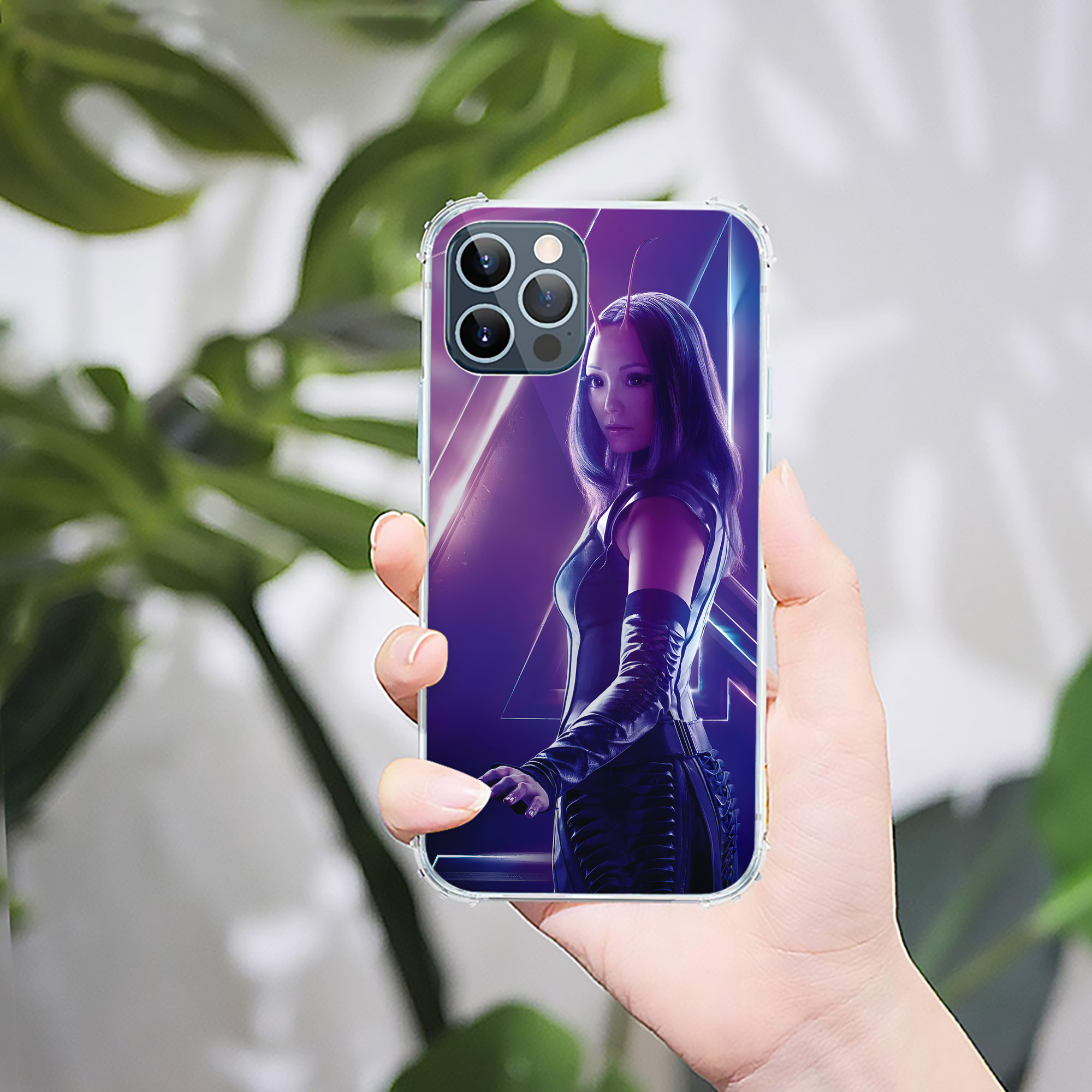 （画像用） アベンジャーズ The Avengers 【iPhone 12シリーズ対応】透明スマホケース（クリアソフトケース）